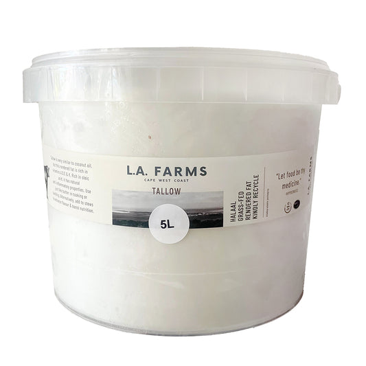 L.A. FARMS Grass-Fed Angus Tallow 5L
