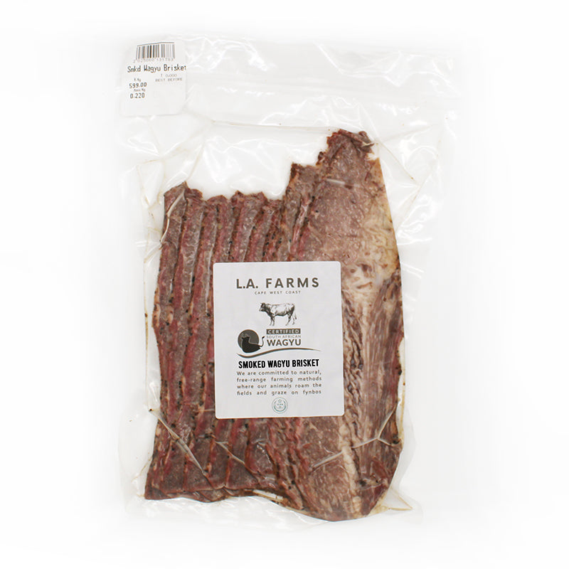 L.A. FARMS Certified  Wagyu Aged Smoked Beef Brisket