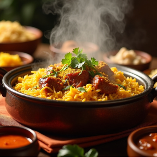 Fragrant Free-Range Lamb Akni