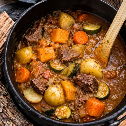 Traditional Grass-Fed Angus Beef Potjie