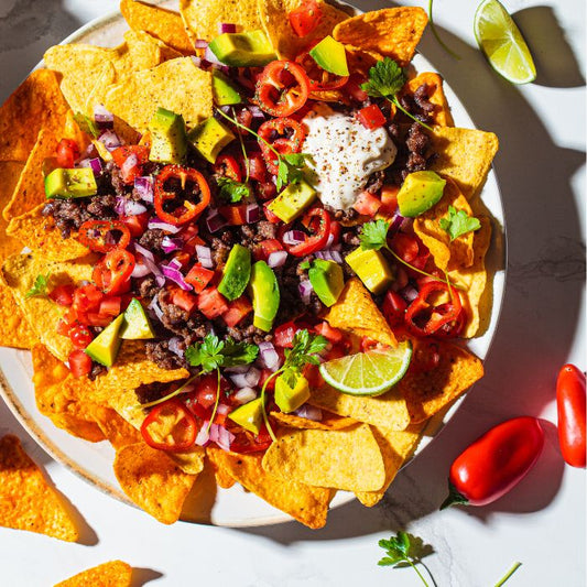 Grass-Fed Angus Mince Loaded Nachos