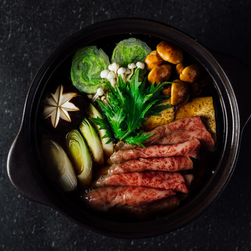 Wagyu Sukiyaki – Beef Hotpot with Tofu, Shiitake and Vegetables