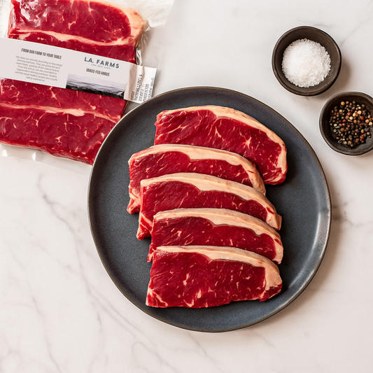 Grass-Fed Angus Beef Sirloin Steak Family Pack