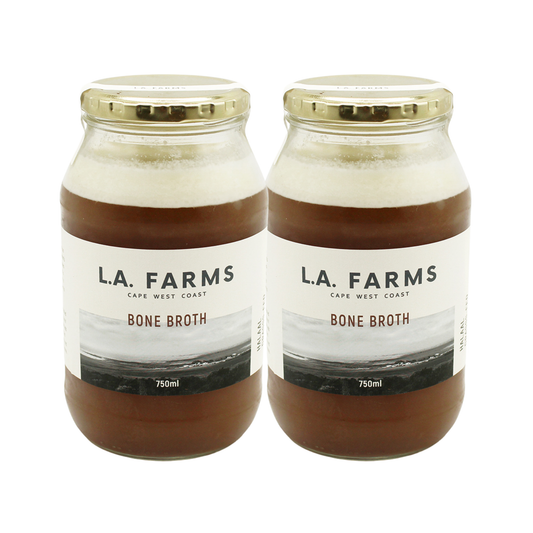 L.A. FARMS Grass-Fed Bone Broth Combo (2 x 750ml)