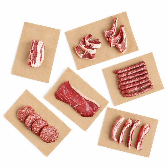 Grass-Fed Angus Braai Box (includes Free Range Lamb, L.A. Wagyu optional)