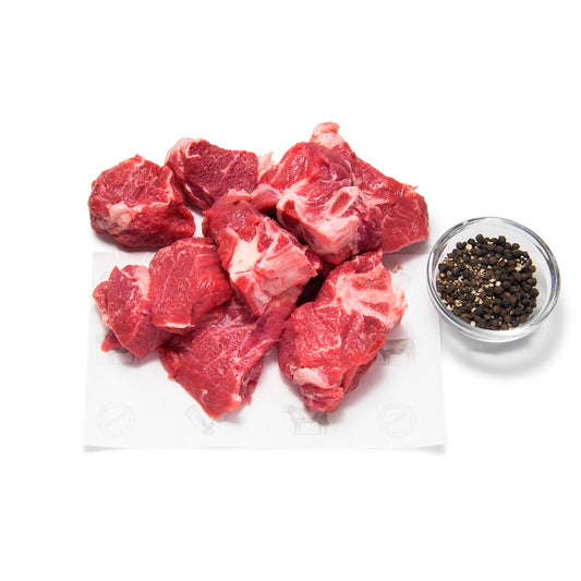 Grass-Fed Angus Beef Stew Pieces (bone in)